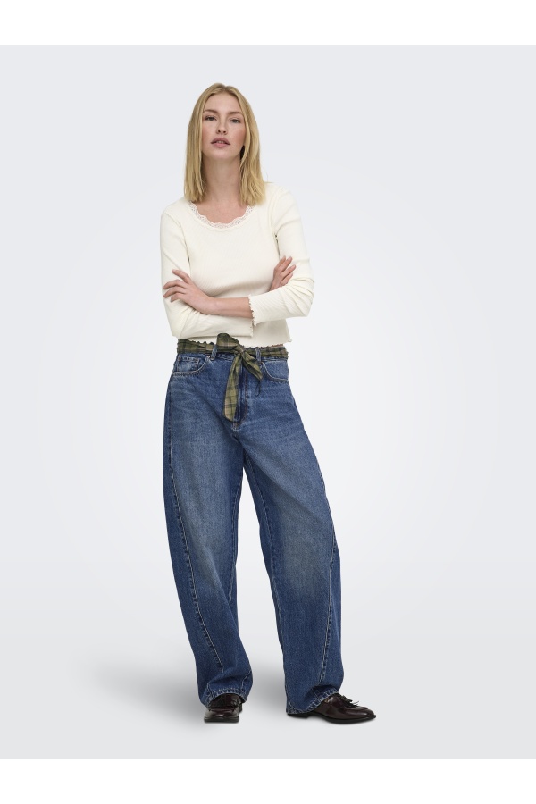 Jean Barrel Medium Blue Denim ONLFENLEY ONLY - 1 | ABAJO